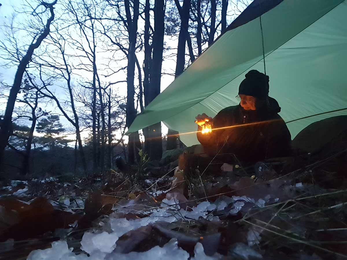 Mentor Gotz Uwe Kress - Visionssuche innere Ruhe dunkler Winterwald Visionssuche in der Natur - innere Ruhe - Mentor GU Kreß
